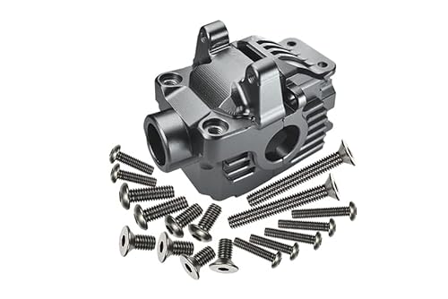 GPM for Traxxas Rustler 4X4 VXL (67076-4) / Hoss 4X4 VXL (90076-4) Aluminum Front Gear Box -1 Set Silver von GPM