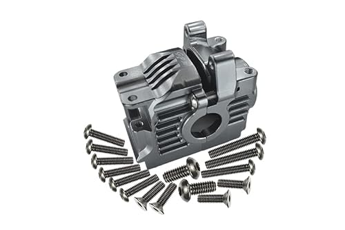 Traxxas Rustler 4X4 VXL (67076-4) / Hoss 4X4 VXL (90076-4) Tuning Teile Aluminum Rear Gear Box - 1 Set Silver von GPM
