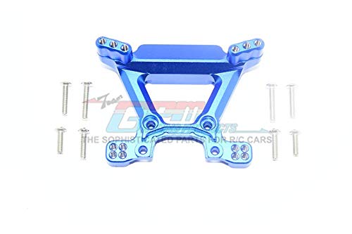 GPM for Traxxas Rustler 4X4 VXL (67076-4) Aluminum Front Shock Tower - 1Pc Set Blue von GPM