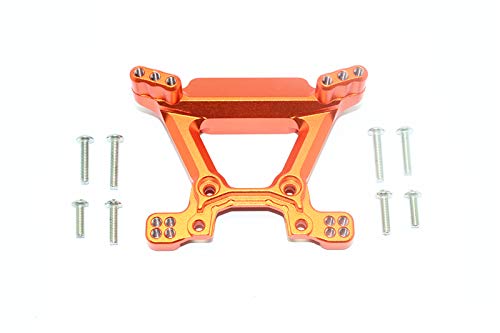 GPM for Traxxas Rustler 4X4 VXL (67076-4) Aluminum Front Shock Tower - 1Pc Set Orange von GPM