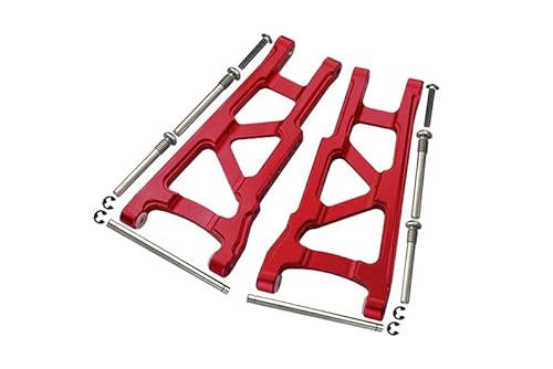 Traxxas Slash 4X4 / Stampede 4X4 / Rustler 4X4 / Hoss 4X4 Tuning Teile Aluminum Front Or Rear Lower Arm - 1Pr Set Red von GPM