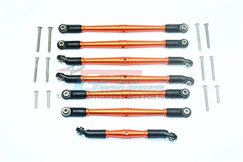 GPM for Traxxas TRX-4 Bronco/Blazer Aluminum Adjustable Upper & Lower Suspension Links - 7Pc Set Orange GPM for Traxxas TRX-4 Bronco/Blazer Aluminum Adjustable Upper & Lower Suspension Links - 7Pc Set Orange von GPM