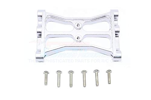 GPM for Traxxas TRX-4 Trail Defender Crawler/TRX-6 Mercedes-Benz G63 Aluminum Chassis Crossmember - 1Pc Set Silver von GPM