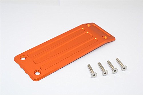 Traxxas X-Maxx 4X4 Tuning Teile Aluminium Rear Skid Plate - 1Pc Set Orange von GPM