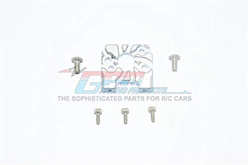 X-Rider 1/8 Flamingo RC Tricycle Tuning Teile Aluminium Motor Mount with Heat Sink Fins - 1Pc Set Grey Silver von GPM