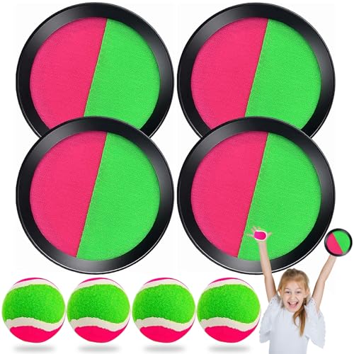 GQBVPN Strandspiele Wurfspiel, Wasserdicht Klettspiel Wurf Spiel, Klettball Spiel ab 3 4 5 6 7 8 9 Kinder, Sommerspiele Draußen Garten von GQBVPN