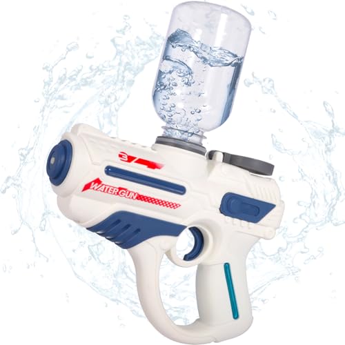 GQBVPN Wasserpistole Elektrisch, Automatische Wasserspritzpistole für Kinder, Große Kapazität Automatische Wasserpistole, für Sommerpool, Strandparty Spielzeug von GQBVPN