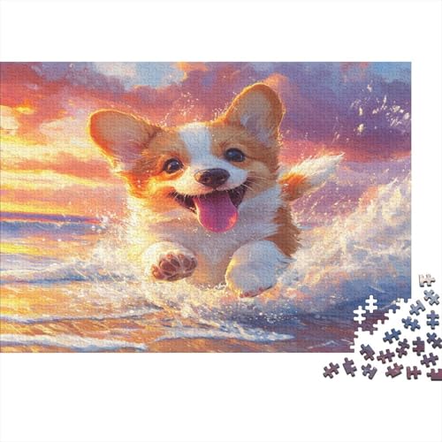 Corgi Puzzlespiel 1000 Teile Puzzle Für Erwachsene Und Kinder Ab 14 Jahren, Puzzle Erwachsenen Puzzlespi Puzzel 1000pcs (75x50cm) von GQLIDDAOE