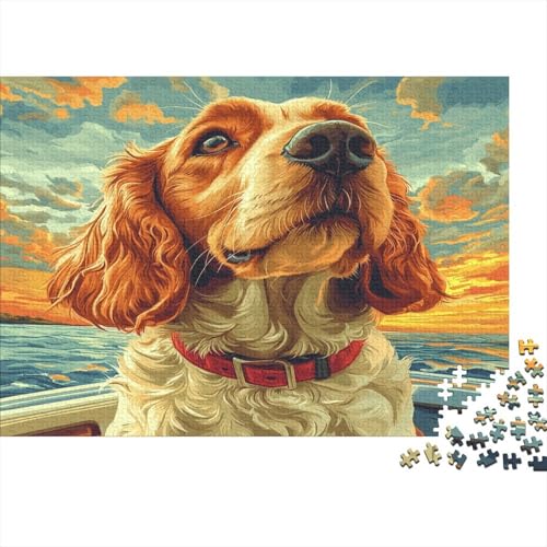 Der Labrador Retriever 1000 Stück Puzzles Für Erwachsene Teenager Stress Abbauen Familien-Puzzlespiel 1000-teiliges Puzzle Kinder Lernspiel Spielzeug Geschenk Puzzel 1000pcs (75x50cm) von GQLIDDAOE