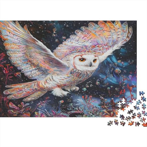 Eule Puzzlespiel 1000 Teile Puzzles Für Erwachsene Lernspiel Herausforderung Spielzeug 1000 Teile Puzzles Für Erwachsene Kinder Erwachsenen Puzzlespiel Puzzel 1000pcs (75x50cm) von GQLIDDAOE