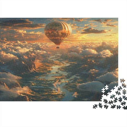 Heißluftballon Puzzlespiel 1000 Teile Puzzles Für Erwachsene Lernspiel Herausforderung Spielzeug 1000 Teile Puzzles Für Erwachsene Kinder Erwachsenen Puzzlespiel Puzzel 1000pcs (75x50cm) von GQLIDDAOE
