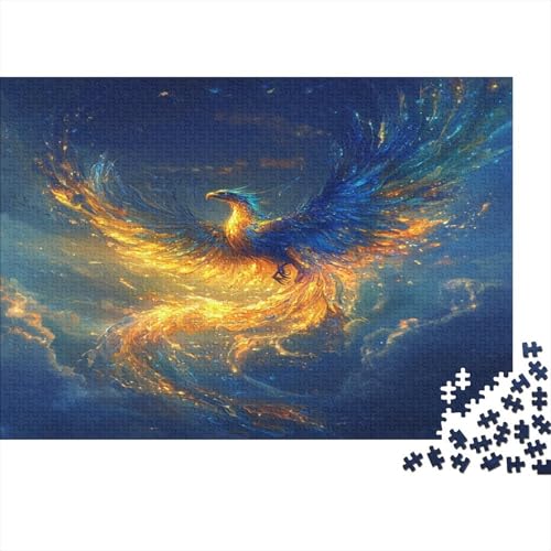 Phoenix 1000 Stück Puzzles Für Erwachsene Teenager Stress Abbauen Familien-Puzzlespiel 1000-teiliges Puzzle Kinder Lernspiel Spielzeug Geschenk Puzzel 1000pcs (75x50cm) von GQLIDDAOE