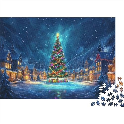 Weihnachtsbaum Puzzle 1000 Teile Für Erwachsene Und Kinder Ab 14 Jahrenfür Stressabbauer Puzzlespiel Erwachsenen Puzzlespiel Puzzel 1000pcs (75x50cm) von GQLIDDAOE