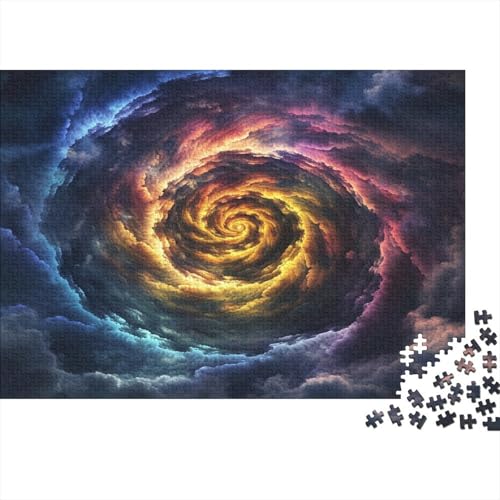 Wirbel Puzzlespiel 1000 Teile Puzzles Für Erwachsene Lernspiel Herausforderung Spielzeug 1000 Teile Puzzles Für Erwachsene Kinder Erwachsenen Puzzlespiel Puzzel 1000pcs (75x50cm) von GQLIDDAOE