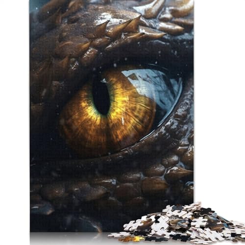1000 Teile Donnerdrachen Topasauge Puzzles Schwierigkeitsgrad Puzzle Puzzle Lernspiele Spielzeug 1000 Stück (75x50cm) von GQmoney