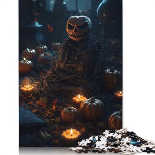 1000 Teile Halloween III für Erwachsene, schwieriges Puzzle aus Papier für Erwachsene, Geschenke für Heiligabend, 1000 Teile (75 x 50 cm) von GQmoney