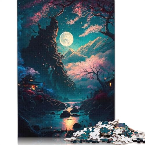1000 Teile Kleiner Palast Der Fluss Puzzles Puzzle für Erwachsene Schwierigkeitspuzzles Puzzle Lernspiele Spielzeug Familiendekoration 1000 Stück (38x26cm) von GQmoney