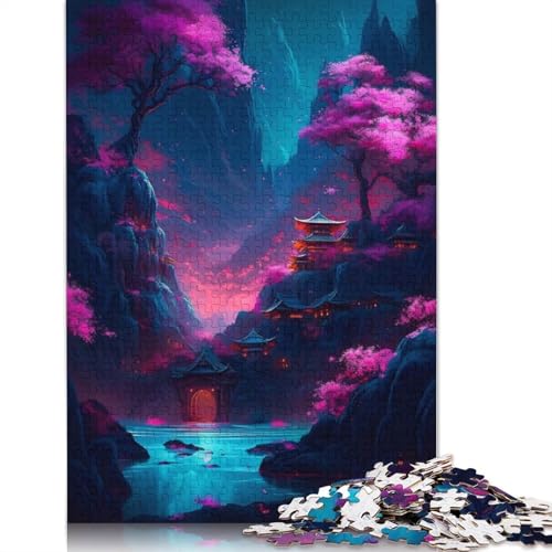 1000 Teile Mystische Natur 1 Puzzle für Erwachsene, Schwierigkeitsgrad: Puzzle, Lernspielzeug, Spiele, 1000 Teile (75 x 50 cm) von GQmoney