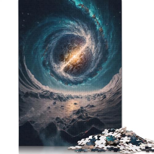 1000 Teile Schwarzes Loch Ozean Vortex Puzzle für Erwachsene Puzzle Puzzles für Erwachsene Lernen Lernspielzeug 1000 Stück (75 x 50 cm) von GQmoney