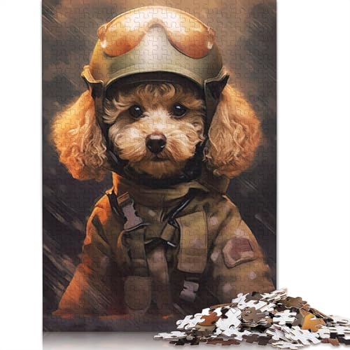 1000 Teile Toy Pudel Soldat Puzzle Puzzle für Erwachsene Schwierigkeitsgrad Puzzle Lernspiel Spielzeug 1000 Stück (38x26cm) von GQmoney