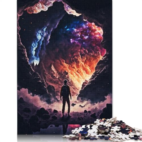 1000 Teile Weltraum-Puzzle in Farbe, Schwierigkeitsgrad: Puzzle, Lernspiele, Spielzeug, 1000 Teile (38 x 26 cm) von GQmoney