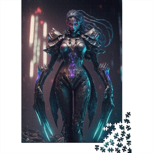 1000-teiliges Cyborg-Puzzle für Erwachsene, schwieriges Puzzle, Puzzle für Erwachsene, Familienspaß, Puzzle 1000 Teile (75 x 50 cm) von GQmoney