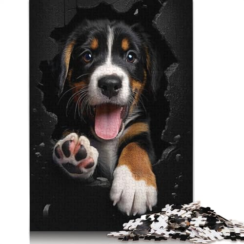 1000-teiliges Entlebucher-Berg-Puzzle, Schwierigkeitsgrad für Erwachsene, Lernspielzeug, Spiele, 1000 Stück (38 x 26 cm) von GQmoney