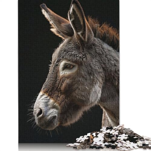 1000-teiliges Esel-Puzzle, Schwierigkeitsgrad, Lernspiele, Spielzeug, 1000 Stück (38 x 26 cm) von GQmoney