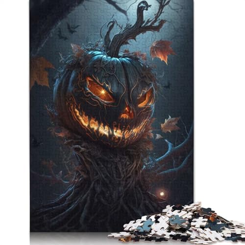 1000-teiliges Halloween II-Puzzle für Erwachsene Teenager, Papierpuzzles, nachhaltiges Puzzle für Erwachsene | Spiele 1000 Stück (38 x 26 cm) von GQmoney