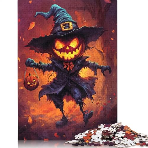 1000-teiliges Halloween III 09-Puzzle für Erwachsene, Papierpuzzle für Erwachsene und Jugendliche, Lernpuzzle 1000 Teile (38 x 26 cm) von GQmoney