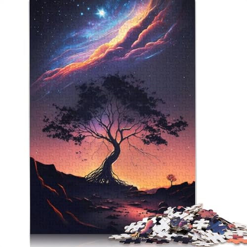 1000-teiliges Puzzle „Celestial Roots“ für Erwachsene, Puzzle für Erwachsene und Jugendliche, Lernspiel, 1000 Teile (75 x 50 cm) von GQmoney
