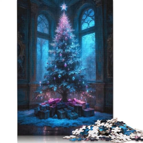 1000-teiliges Puzzle „Heiligabend“ für Erwachsene Teenager, Papierpuzzles, nachhaltiges Puzzle für Erwachsene | Spiele 1000 Teile (38 x 26 cm) von GQmoney