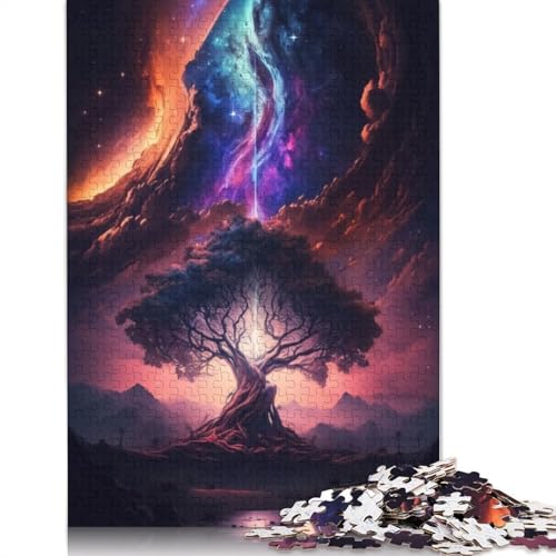 1000-teiliges Puzzle „Kosmischer Himmel“ für Erwachsene und Teenager. Puzzles für Erwachsene und Teenager Erwachsene ab 14 Jahren. 1000 Teile (75 x 50 cm) von GQmoney