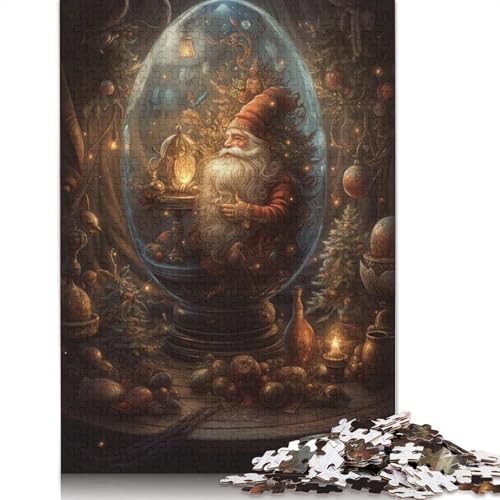 1000-teiliges Puzzle „Weihnachten kommt“ für Erwachsene und Jugendliche, Lernspielzeug aus Papier, 1000 Teile (75 x 50 cm) von GQmoney