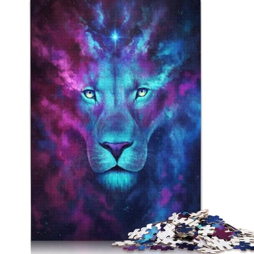 1000-teiliges Puzzle für Erstgeborene, Holzpuzzle für Erwachsene und Teenager, Puzzlegeschenke für Erwachsene, 1000 Teile (75 x 50 cm) von GQmoney
