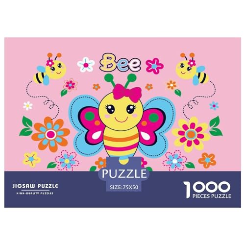 1000-teiliges Puzzle für Erwachsene, Schmetterling, Kinderpuzzle, 1000 Teile, Holzbrettpuzzle – Entspannungspuzzlespiele, Denksportaufgabe, 1000 Teile (75 x 50 cm) von GQmoney