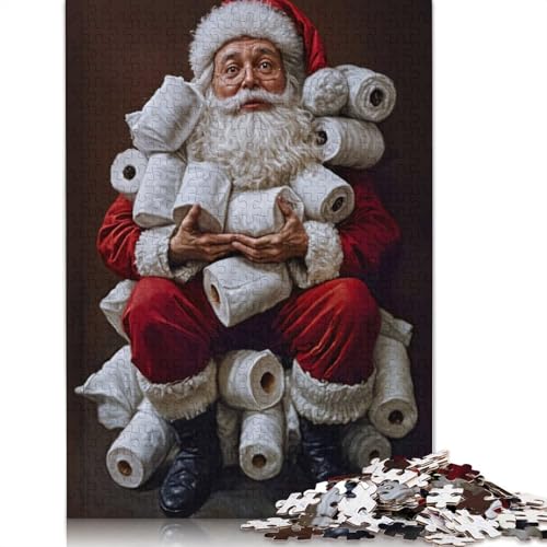 1000-teiliges Puzzle mit Toilettenpapier-Horten für Erwachsene, Puzzle, Puzzle für Erwachsene, Heimdekoration, Puzzle-Spielzeug, 1000 Teile (75 x 50 cm) von GQmoney