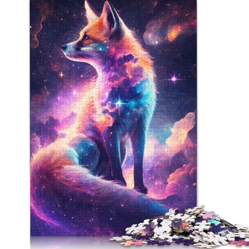 1000-teiliges Puzzle zum Thema Fuchs-Konstellation für Erwachsene, Holzpuzzles für Erwachsene und Jugendliche ab 12 Jahren, 1000 Teile (75 x 50 cm) von GQmoney