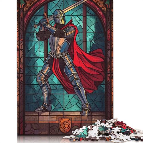 1000-teiliges Ritter-Puzzle für Erwachsene, Puzzle, Puzzles für Erwachsene, Lernspielzeug, 1000 Stück (75 x 50 cm) von GQmoney