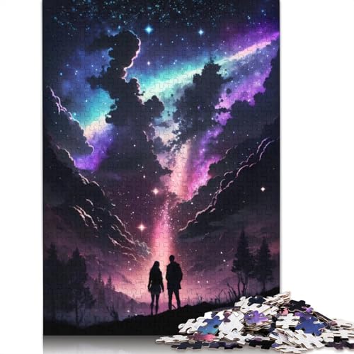 1000-teiliges Stardust Dreams-Puzzle für Erwachsene, Puzzle für Erwachsene und Jugendliche, Lernspiel, 1000 Teile (75 x 50 cm) von GQmoney