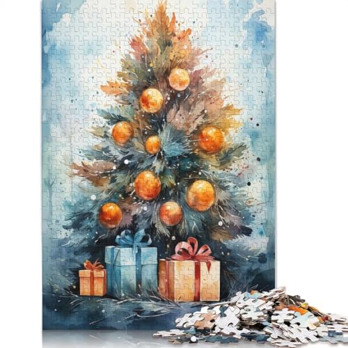 1000-teiliges Winter-Puzzle für Erwachsene, Papierpuzzle für Erwachsene und Teenager, Lernpuzzle, 1000 Teile (75 x 50 cm) von GQmoney