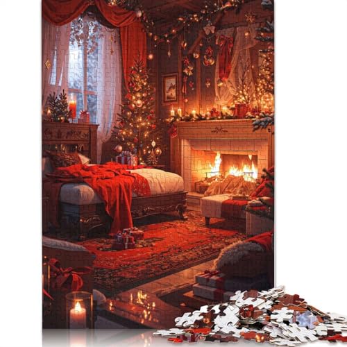 1000-teiliges beruhigendes Feuer-Puzzle für Erwachsene, Puzzles, Lernspielzeug, 1000 Stück (38 x 26 cm) von GQmoney