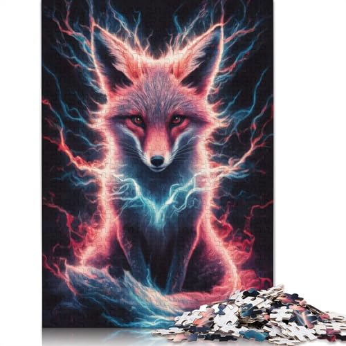 1500 Teile Fuchs Elektrische Puzzles für Erwachsene Puzzle Puzzles für Erwachsene Zuhause Lernspiele DIY Spielzeug 1500 Teile (85 x 57 cm) von GQmoney