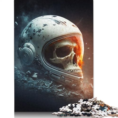 1500-teiliger Weltraumschädel für Erwachsene, schwierige Holzpuzzles, Puzzles für Erwachsene, Lernspiel, Herausforderungsspielzeug, 1500 Stück (85 x 57 cm) von GQmoney