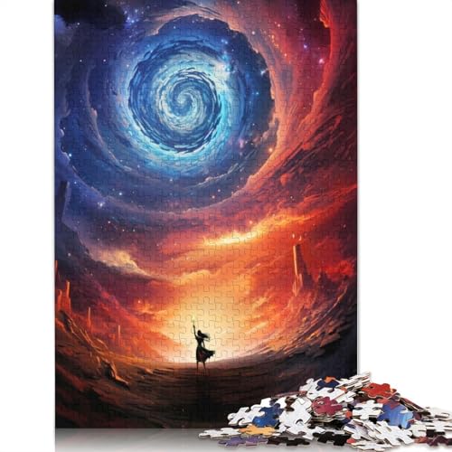 1500-teiliges Anime-Puzzle „Black Hole Creator“ für Erwachsene Teenager, Holzpuzzles für Teenager, Geschenke, Entspannungspuzzles, Spiele, 1500 Stück (85 x 57 cm) von GQmoney