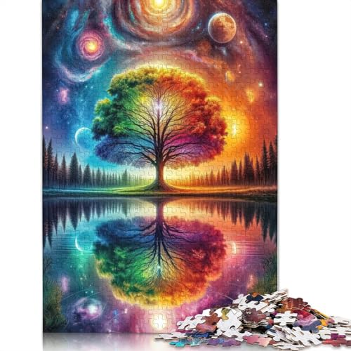 1500-teiliges Puzzle „Baum des Geistes“ für Erwachsene, Holzpuzzles für Erwachsene und Teenager, Familienunterhaltungsspielzeug, 1500 Teile (85 x 57 cm) von GQmoney