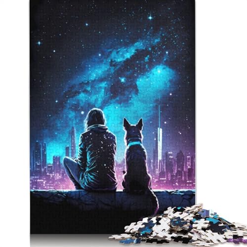 1500-teiliges Puzzle „Kosmische Kontemplation“ für Erwachsene Teenager. Holzpuzzle für Erwachsene, Lernspiel, Herausforderungsspielzeug, 1500 Teile (85 x 57 cm) von GQmoney