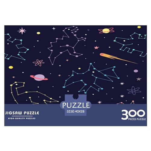 300 Teile Puzzle für Erwachsene, Gepunktete Linie, Dinosaurier-Puzzle, kreatives rechteckiges Holzpuzzle, Geschenk für Freunde und Familie, 300 Teile (40 x 28 cm) von GQmoney