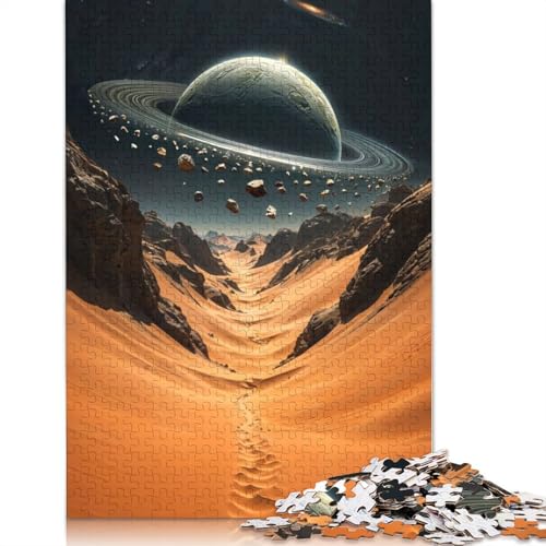 520-teiliges Asteroid Outlook-Puzzle für Erwachsene Teenager, Holzpuzzles für Erwachsene, Heimdekoration, Puzzlespielzeug, 520 Stück (52 x 38 cm) von GQmoney