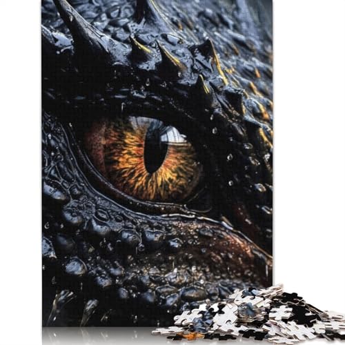 520-teiliges Drachenauge-Puzzle für Erwachsene, schwierige Holzpuzzles, Puzzles für Erwachsene, Lernspiel, Herausforderungsspielzeug, 520 Stück (52 x 38 cm) von GQmoney